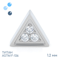 Накрутка Crystal Triangle 1.2 мм
